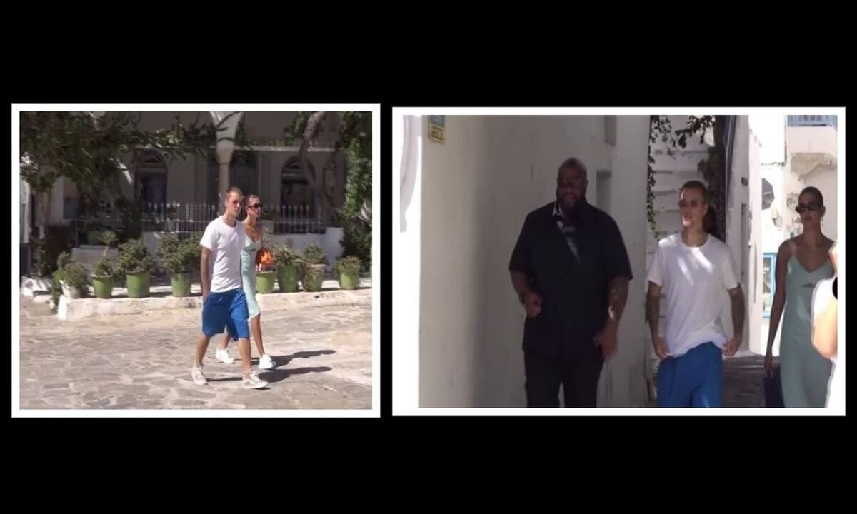 Justin Bieber - Hailey Baldwin: Νέα πλάνα από τις διακοπές τους στη Μύκονο