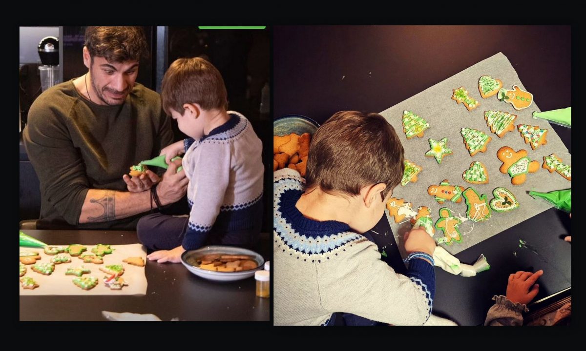 Πετρετζίκης Φτιάχνει gingerbread cookies με τον Αχιλλέα στην κουζίνα
