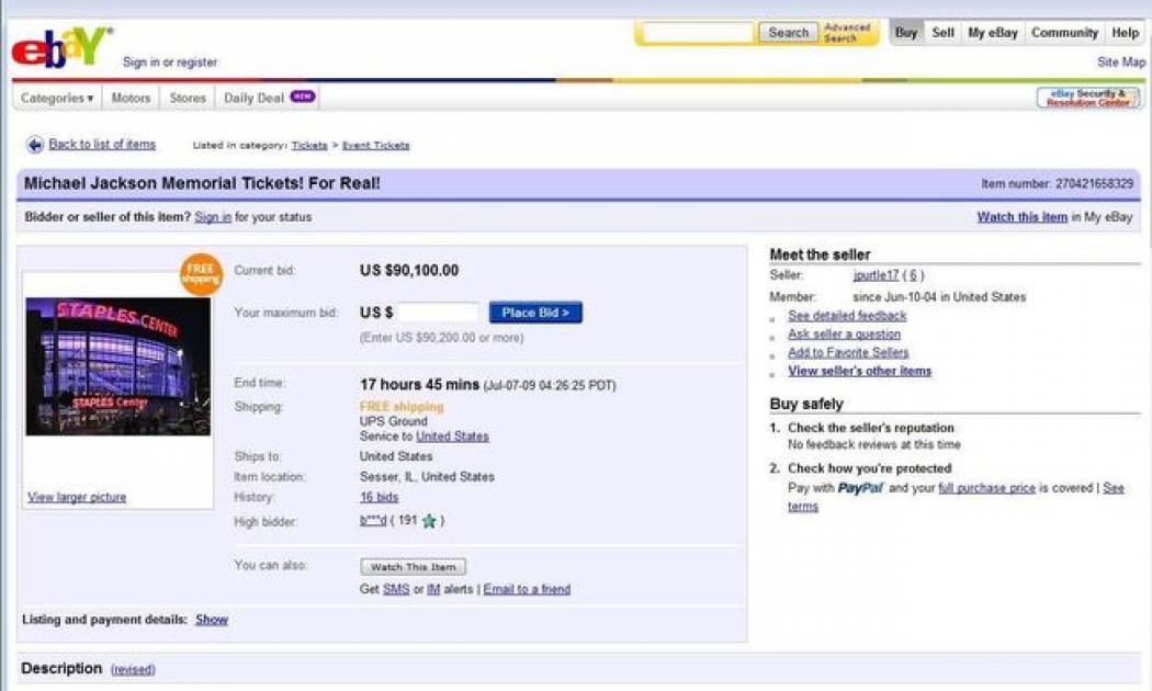 Στη μαύρη αγορά τα εισιτήρια για το Memorial Service