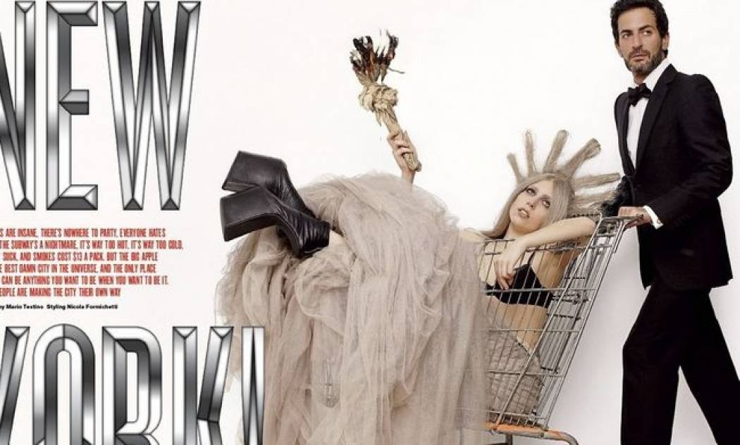 Lady GaGa και Marc Jacobs στο V