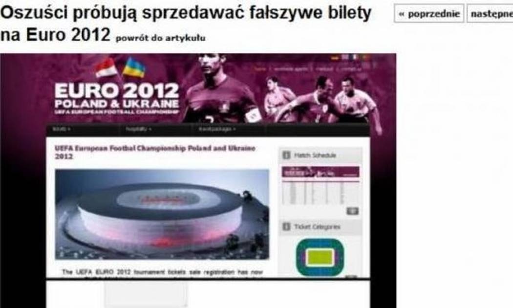 Euro 2012: Πλαστά εισιτήρια με… ανάποδη σημαία