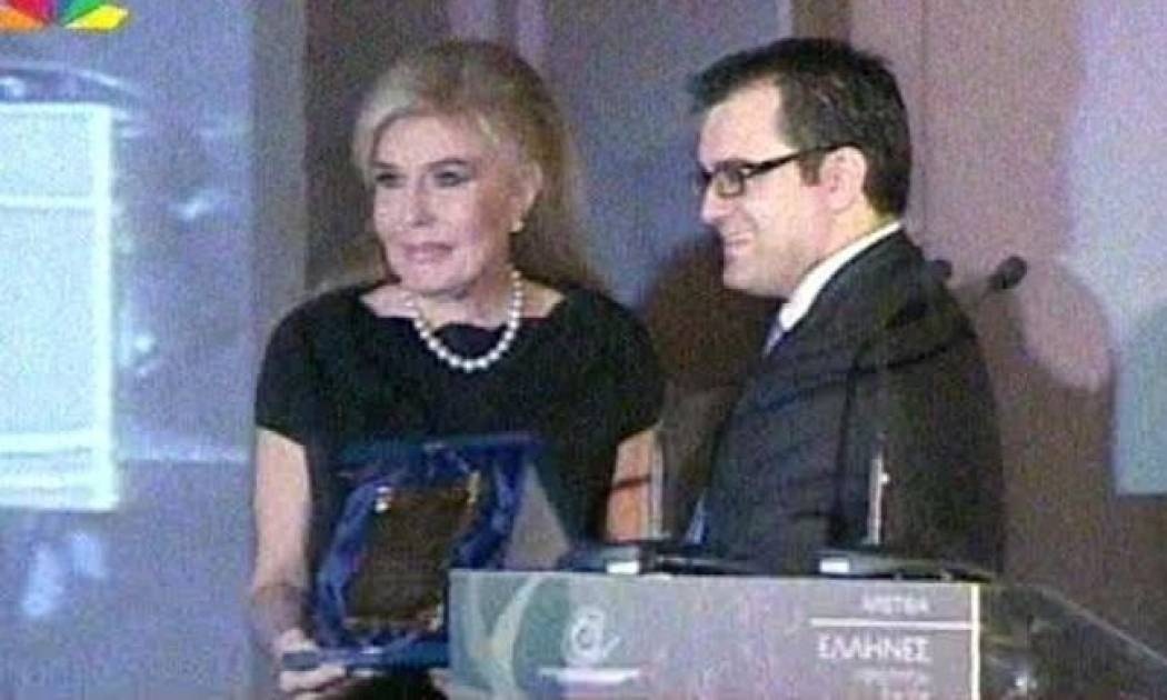 Βραβείο στην Μαριάννα Βαρδινογιάννη για το κοινωνικό της έργο