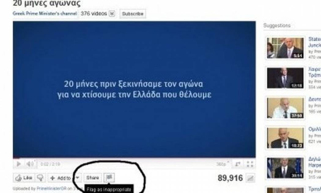 Εξαφανίστε το βίντεο…της ντροπής!