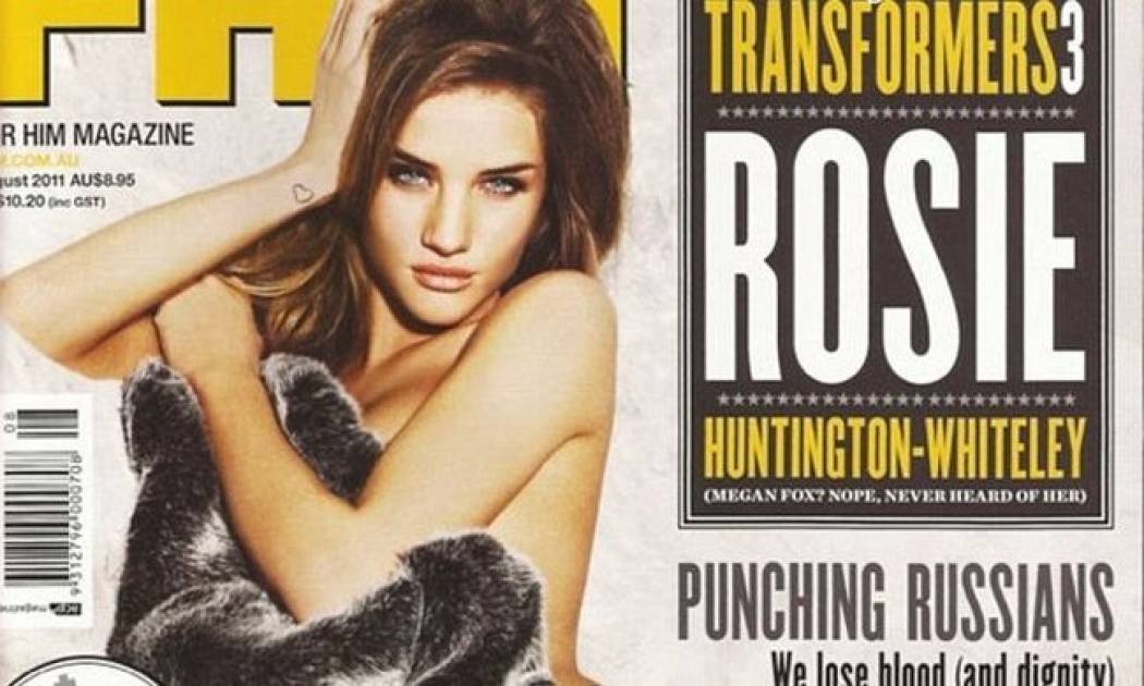 H Rosie γυμνή στο FHM