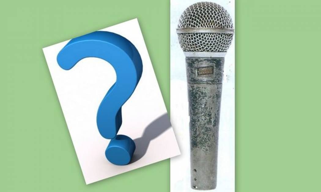 Σε ποιον τραγουδιστή ανήκει αυτό το μικρόφωνο;