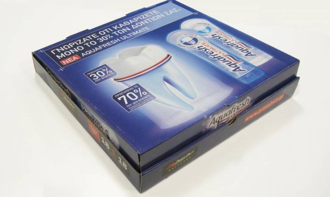 Η Aquafresh Ultimate πηγαίνει… πακέτο με κάθε Pizza Hut!