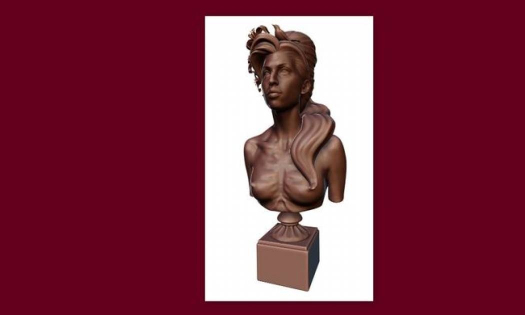 Προκαλεί η topless προτομή της Amy Winehouse