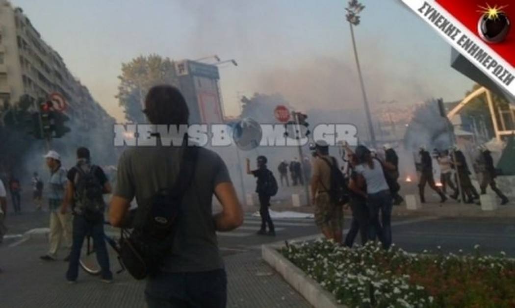 Χαμός με τα επεισόδια στη Θεσσαλονίκη