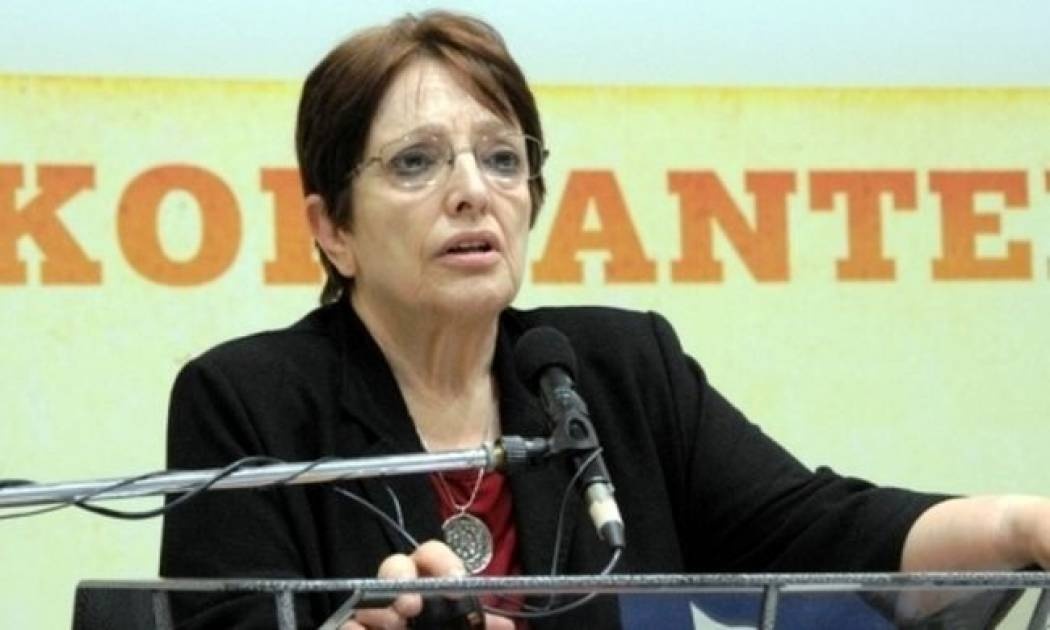 Η Αλέκα Παπαρήγα στη Ρόδο