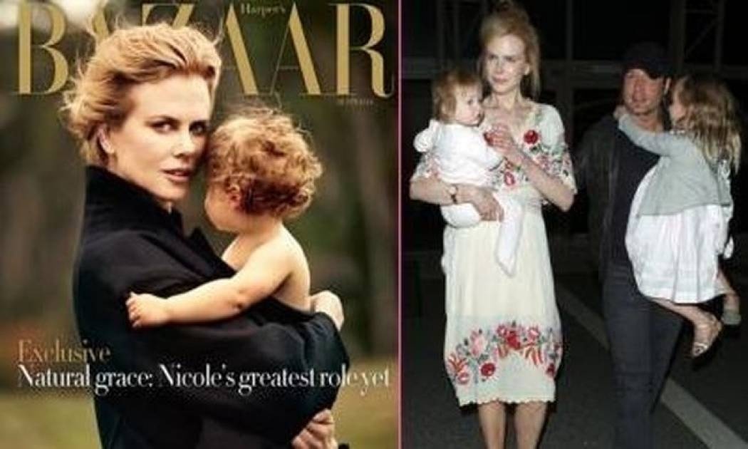 Η Nicole Kidman με την Faith στο Harper’s Bazaar