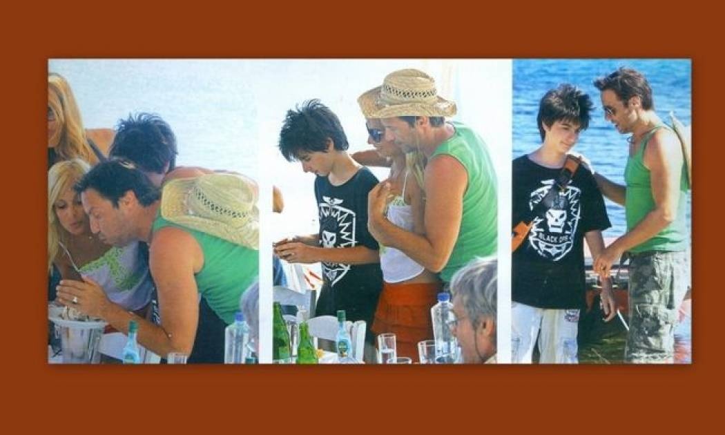 Στράτος Τζώρτζογλου: Γιόρτασε τα γενέθλια του στην Αντίπαρο με το γιο του, Αλκιβιάδη!