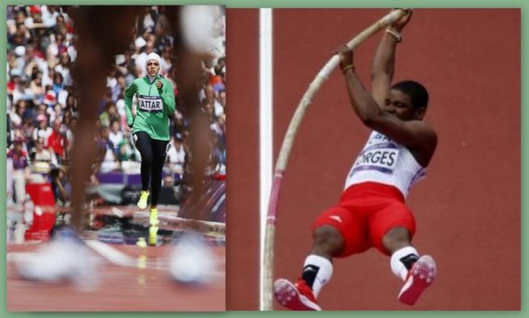 Ολυμπιακοί Αγώνες: Η μαντίλα της αθλήτριας από τη Σαουδική Αραβία και… το σπάσιμο του κονταριού!