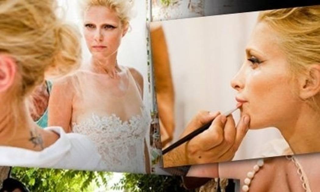 Backstage report: στη φωτογράφηση της νέας καμπάνιας νυφικών του οίκου Maria Konidi με πρωταγωνίστρια τη Νίκη Κάρτσωνα