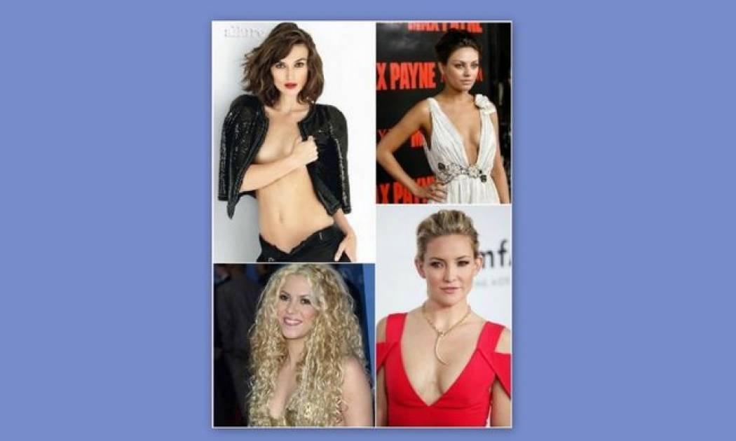 Οι άντρες ψηφίζουν τις πιο σέξι διάσημες με... μικρό στήθος!