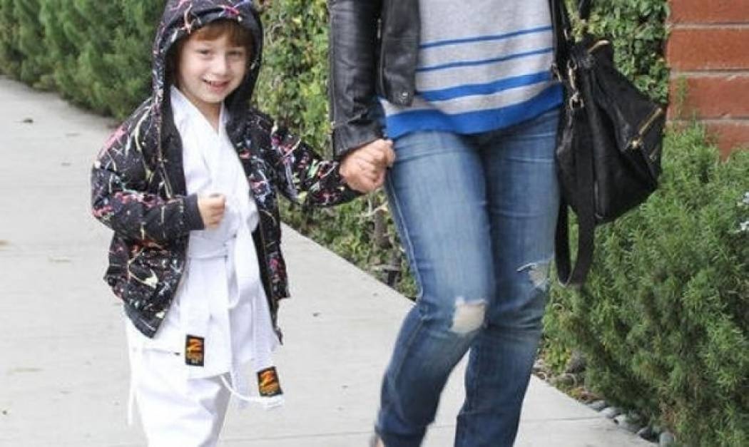 Christina Aguilera: Ο γιος της στο μάθημα καράτε