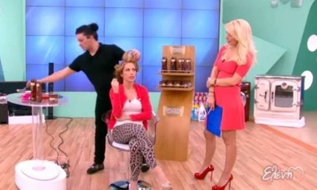 Η περιπέτεια της Ντορέττας Παπαδημητρίου! «Κάηκαν» τα μαλλιά της!