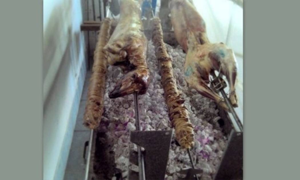 Χθες ψάρεμα, σήμερα διπλό σούβλισμα!