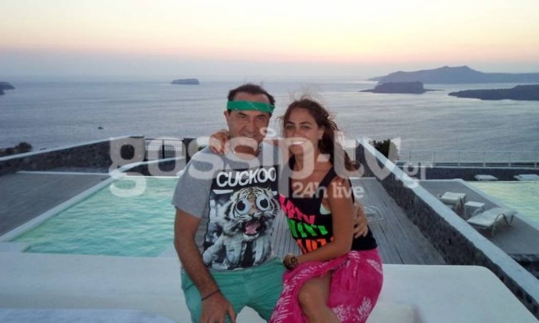 Λευτέρης Πανταζής: Με την κόρη του στην Μύκονο