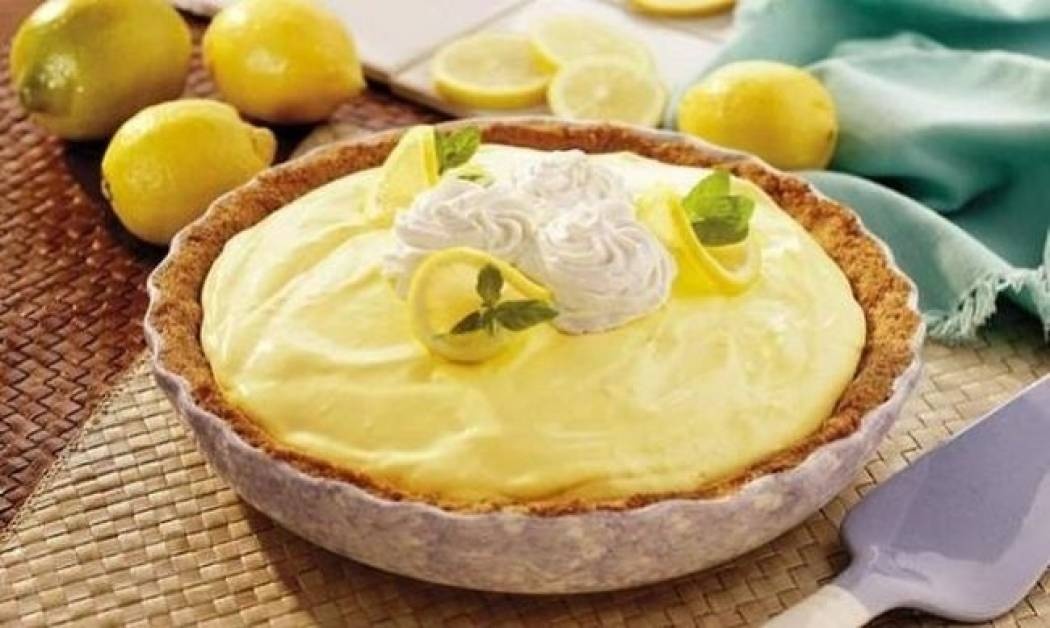 Συνταγή για εύκολη τάρτα λεμονιού