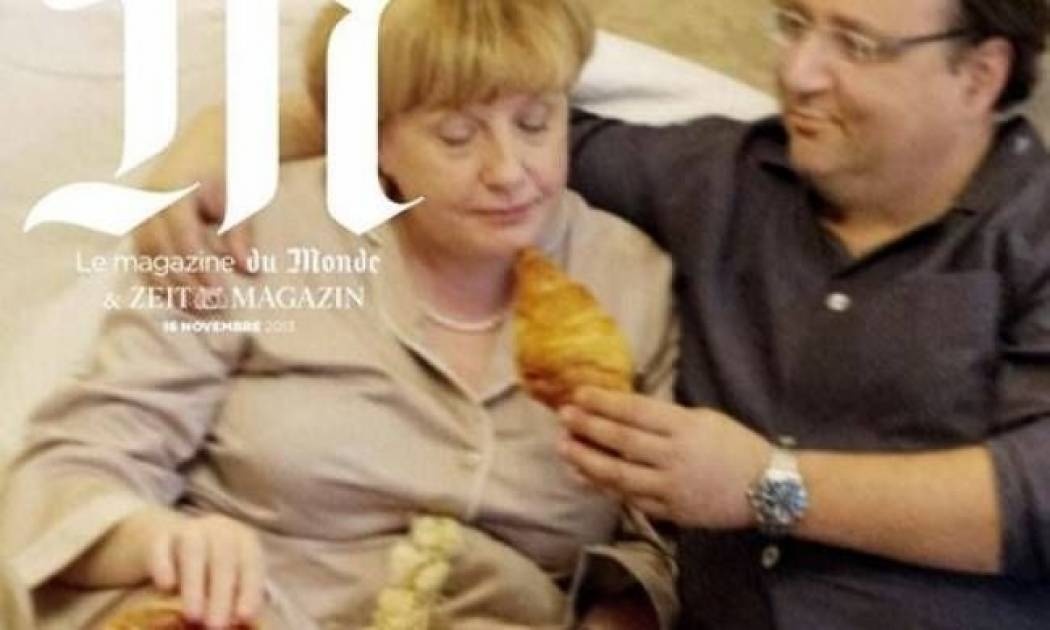 Μέρκελ και Ολάντ... παίρνουν μαζί αγκαλιασμένοι πρωινό! (pics)