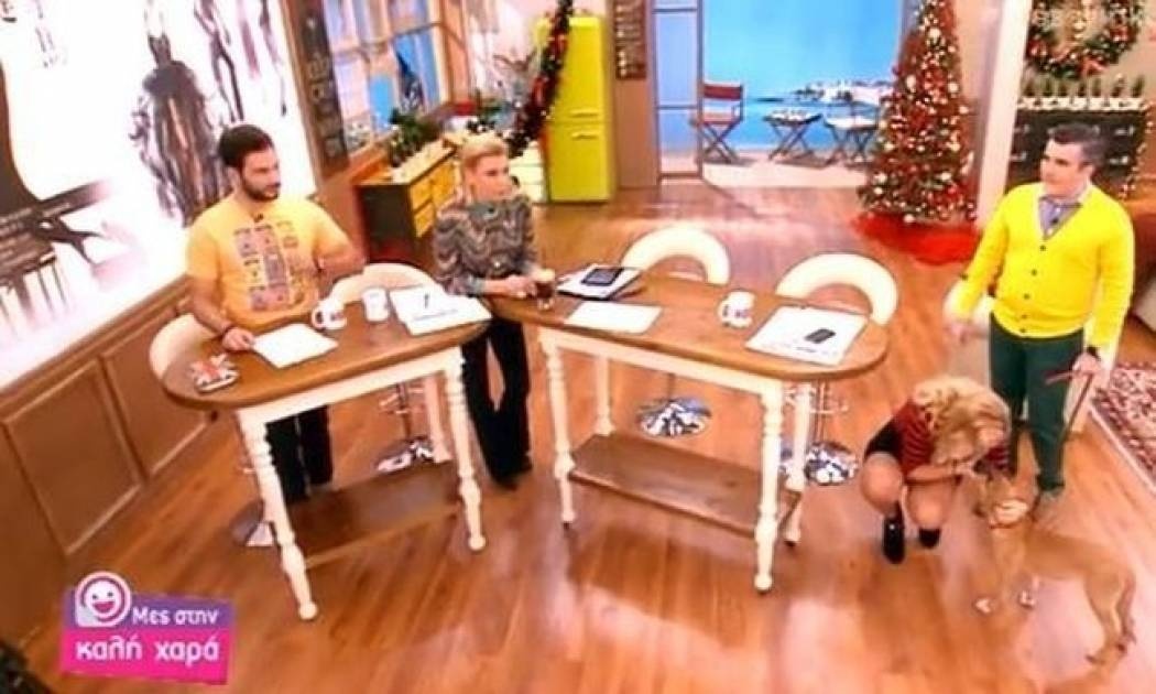 Το “ατύχημα” στην εκπομπή “Μες στην Καλή Χαρά”