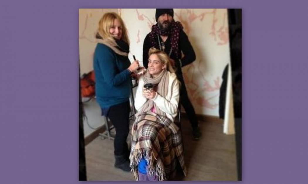 Δούκισσα Νομικού: Τυλίχτηκε με την κουβέρτα της