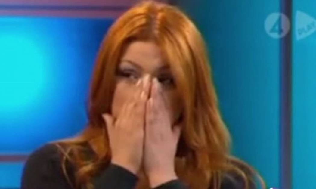 Τα δάκρυα της Παπαρίζου στην Σουηδική τηλεόραση! Γιατί έκλαψε