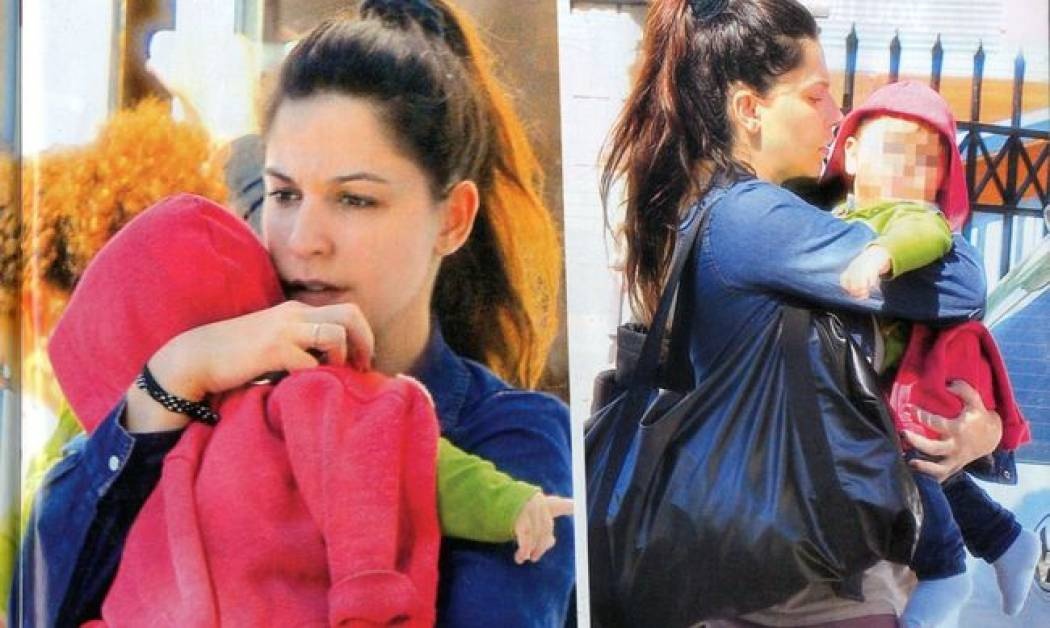 Κατερίνα Παπουτσάκη: Η τρυφερή αγκαλιά στον γιο της
