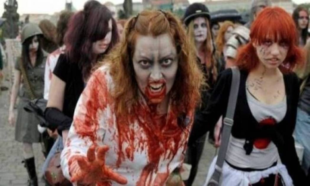 H φάρσα της χρονιάς: Ζόμπι σε σούπερ-μάρκετ (vid)