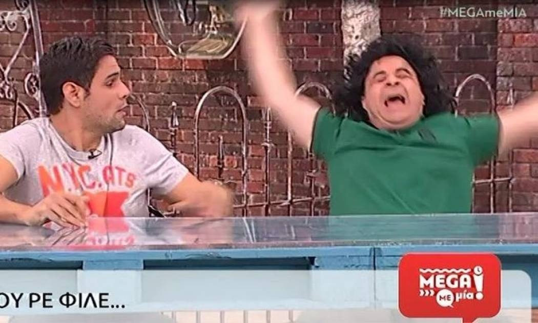 Μega Με Μία: Έπεσε από την καρέκλα on air o Μάρκος Σεφερλής