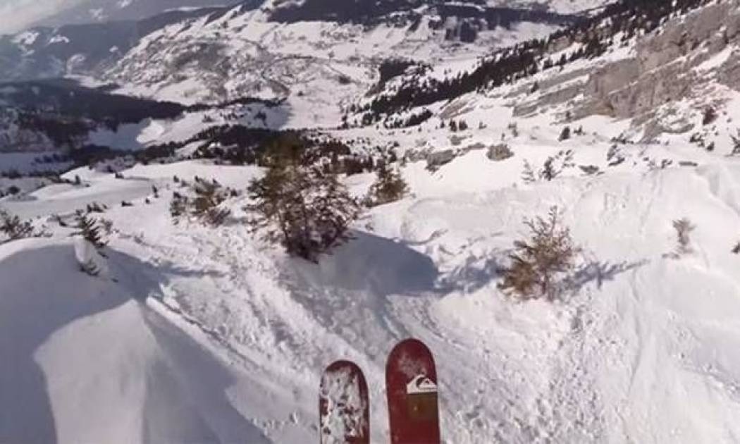 Mε τα μάτια ενός σκιέρ - Μία απίστευτη κατάβαση (vid)