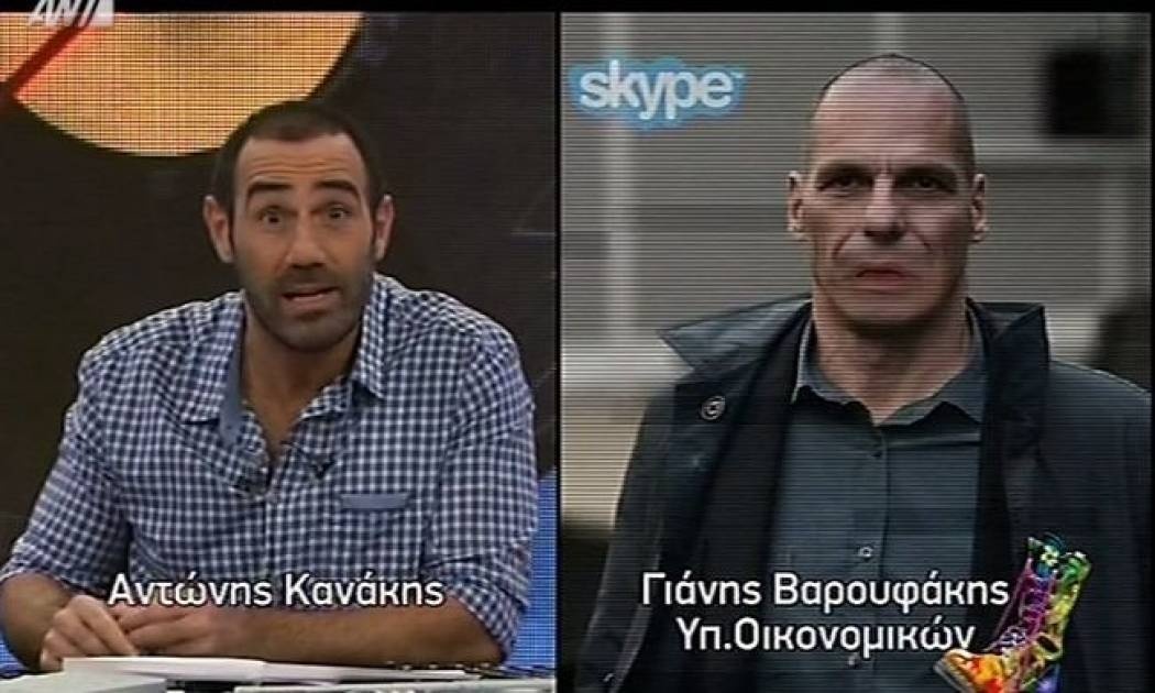 Ο Κανάκης πήρε συνέντευξη από τον Γιάνη Βαρουφάκη