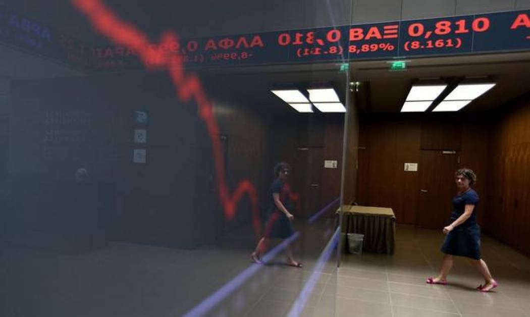 ΧΑ: Kραχ με το άνοιγμα - Πτώση 22,81% του Γενικού Δείκτη