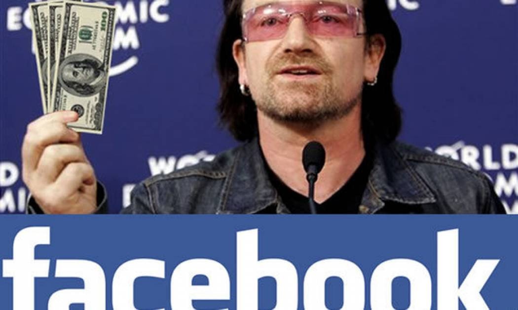 O Bono επένδυσε στο Facebook και έβγαλε… μια περιουσία