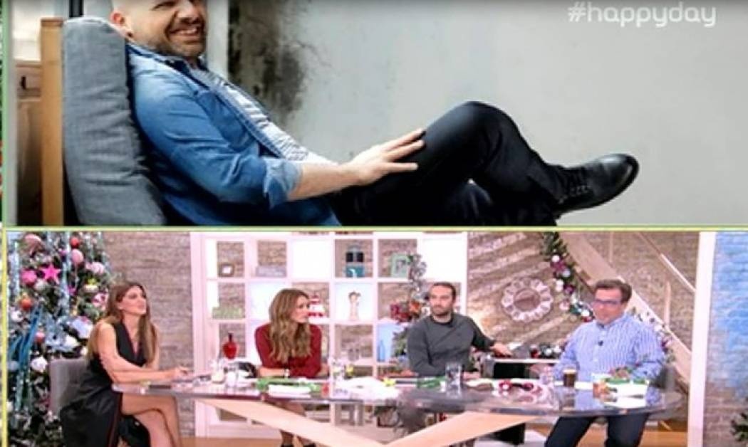 Τα ειρωνικά σχόλια του Happy Day για τον Νίκο Μουτσινά, την αυλή και το καλάμι που καβάλησε!