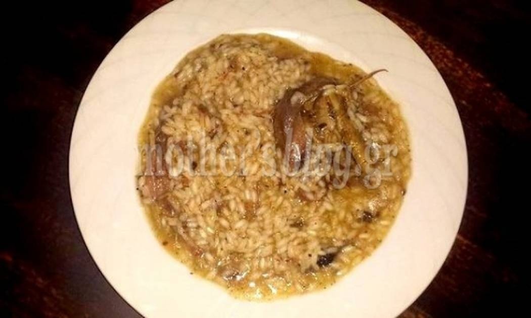 Ριζότο με μπεκάτσες από τα χεράκια μας (εικόνες βήμα-βήμα)