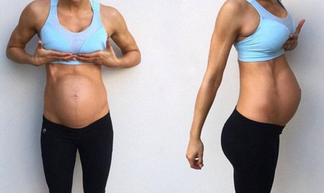 Σοκαριστικό! Μοντέλο είναι 8 μηνών έγκυος και έχει… κοιλιακούς φέτες!