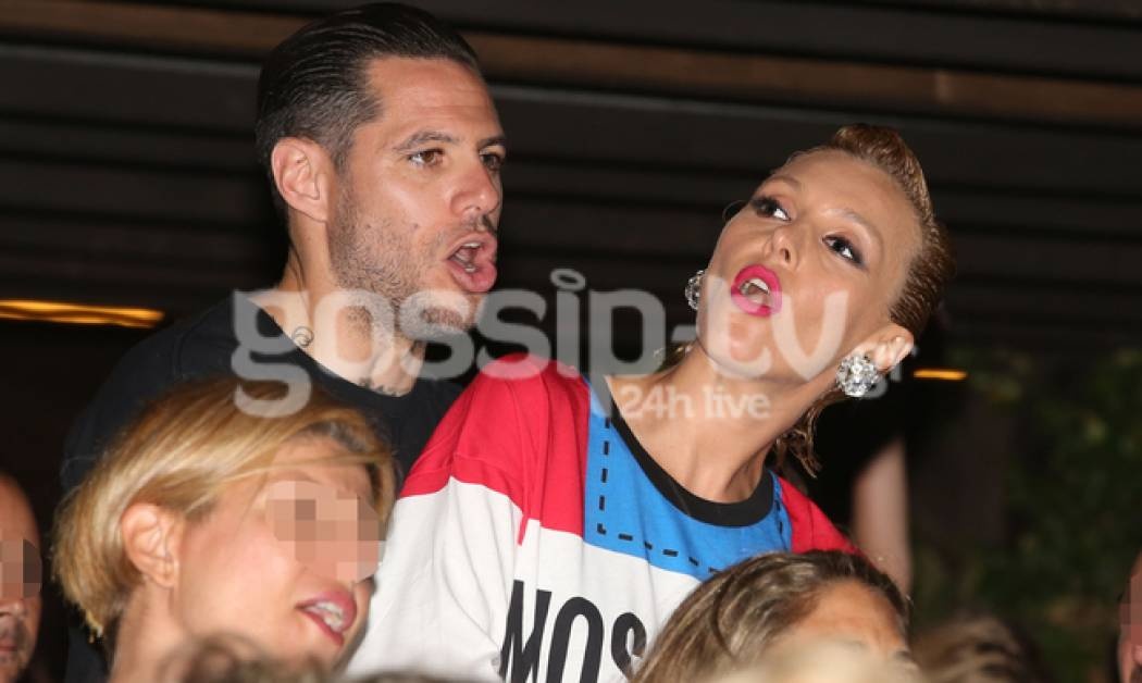 H Τάμτα με τον αγαπημένο της στο σόου του Ρουβά στη Μύκονο