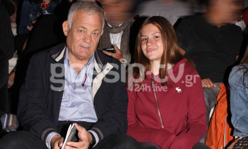 Ο Λάμπης Ταγματάρχης με την κόρη του στο Ηρώδειο