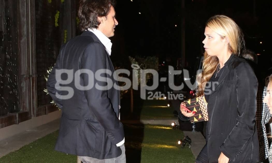 Νίκος Κριθαριώτης: Βραδινή έξοδος με τη σύντροφό του, Ναστάζια Δαρίβα