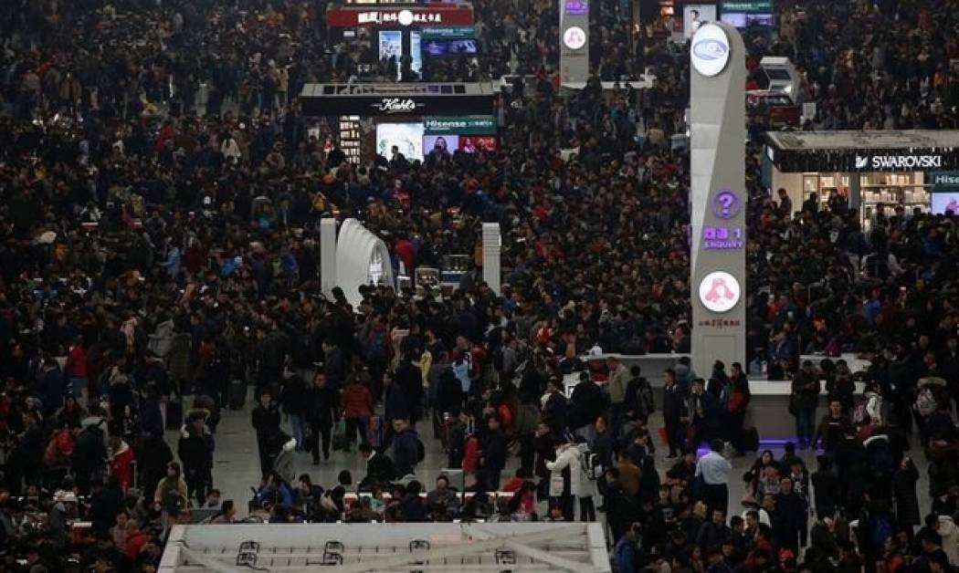 Κίνα: Η ασύλληπτη έξοδος για την Πρωτοχρονιά σε αριθμούς (vid&pics)