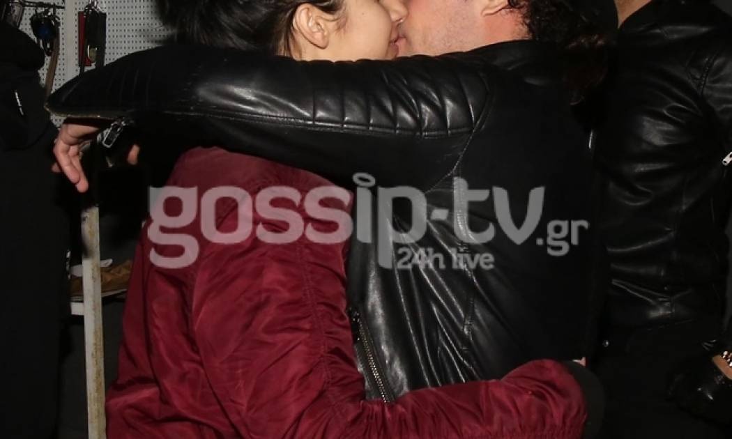 Τα παθιασμένα φιλιά Έλληνα ηθοποιού με τη νέα του σύντροφο