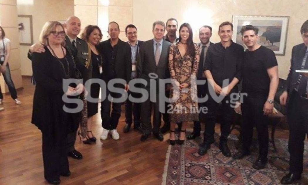 Eurovision 2017: Η Demy στην ελληνική Πρεσβεία στο Κίεβο