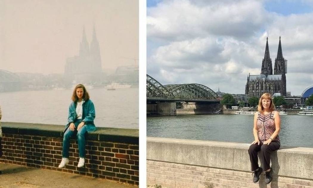 Μια γυναίκα ταξιδεύει 30 χρόνια πίσω μέσα από φωτογραφίες