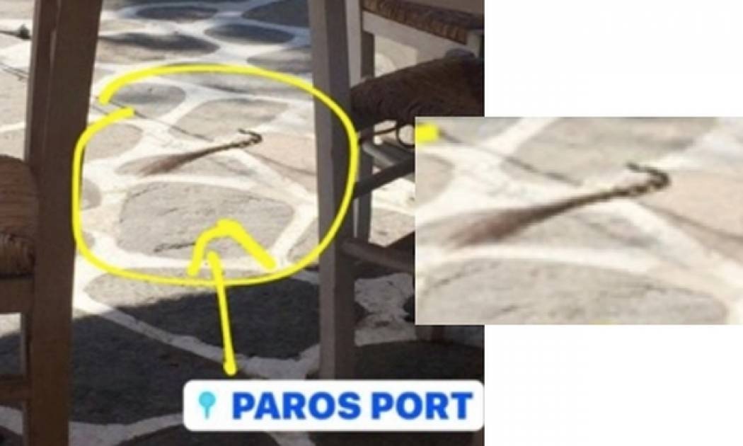 Η Καινούργιου και το μακάβριο εύρημα στην Πάρο. (Φωτό) (Nassos blog)