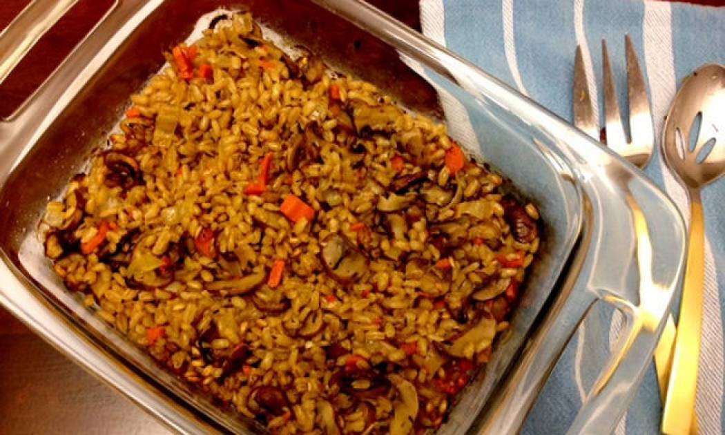 Γιουβέτσι «ορφανό» με μανιτάρια