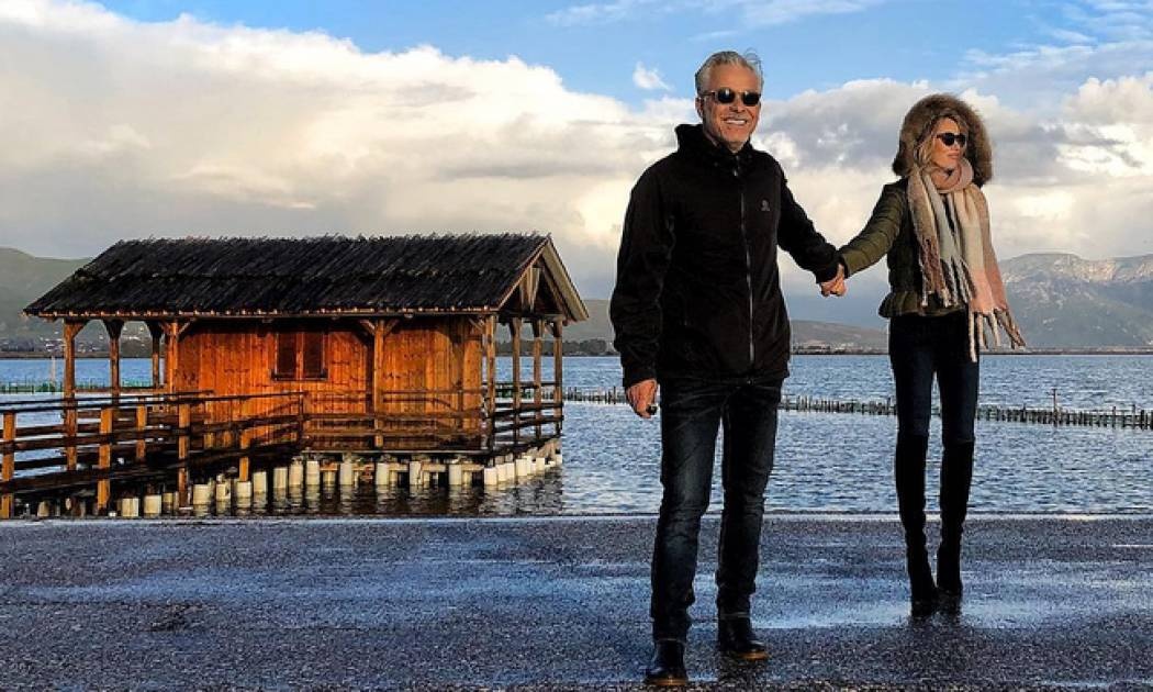 Χάρης Χριστόπουλος: Απόδραση με την αγαπημένη του Άννα