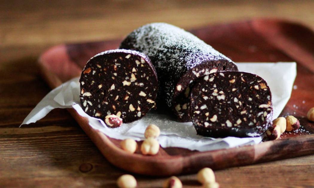 Εύκολος vegan κορμός σοκολάτας