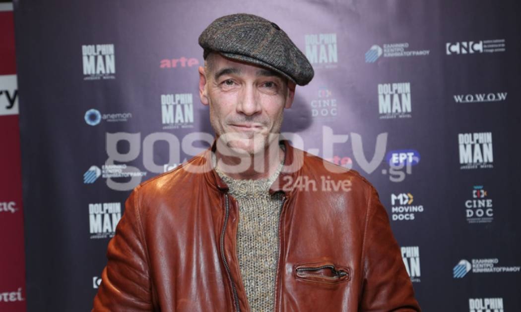 Στην προβολή του ντοκιμαντέρ Dolphin Man
