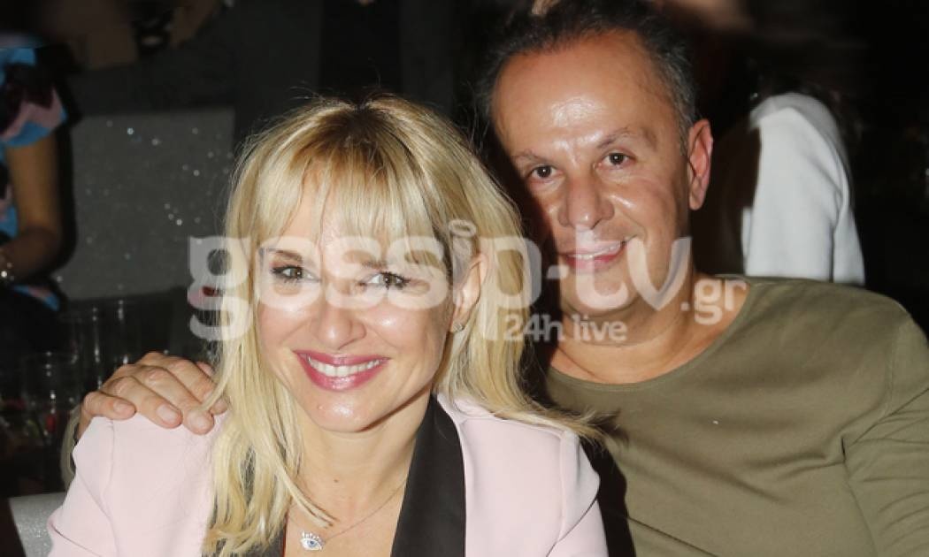 Νυχτερινή έξοδος για την Μαρία Μπεκατώρου και τον άντρα της